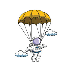 parachute with a parachute