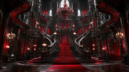 Crimson Grand Staircase Palace