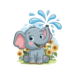 elephant child  animals 