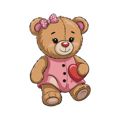 teddy bear with heart