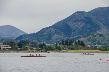 Showing love in a family with parents and children