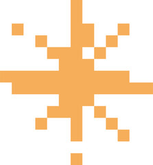 Obraz premium Retro Sparkle Pixel Art