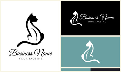 Cat Logo Design Variations. (17)