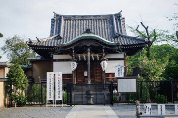 It is a peaceful Japanese city