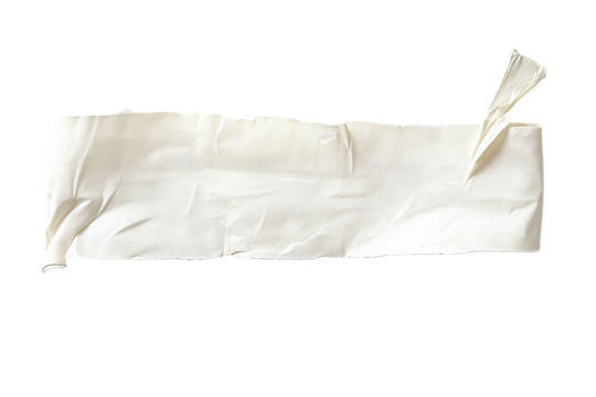 White Scotch adhesive tape texture pattern in high-resolution PNG cutout with transparent background for packaging, crafting and graphic design projects