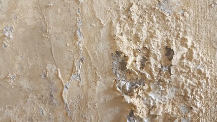 Decayed old wall with horizontal paint cracks and weathered layers, flaking texture for rustic...