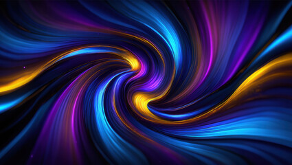 Fondo de pantalla abstracto en colores degradados: azul, morado, rosa, amarillo.