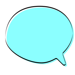 変形丸い吹き出し001