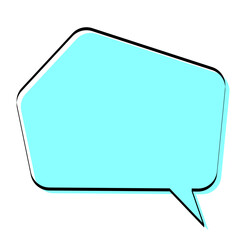 角ばった吹き出し001