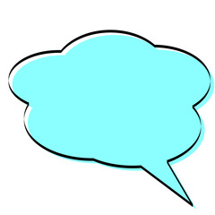 雲形吹き出し001