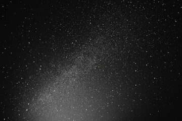 Fototapeta premium Starry night sky, streaked with light