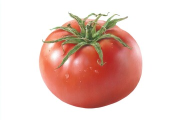 Tomato with slight bulge, realistic details