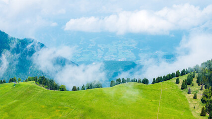 Italian Dolomites natural scenery