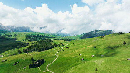Italian Dolomites natural scenery