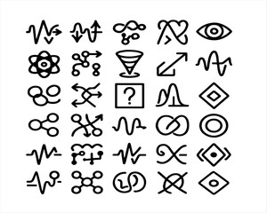 Collection of Drink Icons for Restaurant Design