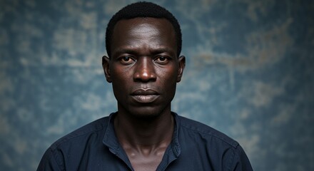 Portrait of a Man: Strength and Resilience