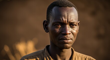 Portrait of a South Sudanese Man