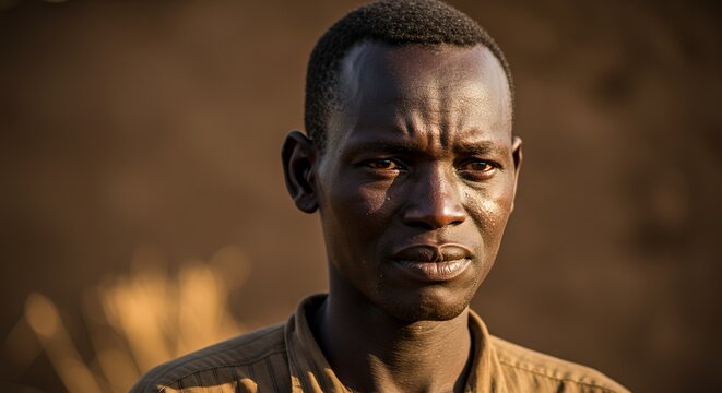 Portrait of a South Sudanese Man
