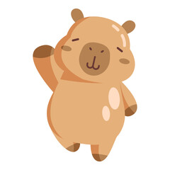 Capybara say hello