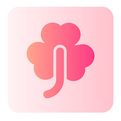 clover gradient icon