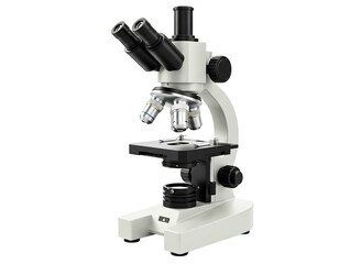 monocular microscope isolated on transparent background