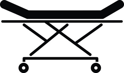 Healthcare Vector Illustration Medical Stretcher Icon