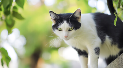 The gaze of a cat stalking its prey from the shadows.