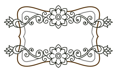 Vintage Frame Designs with Decorative Borders