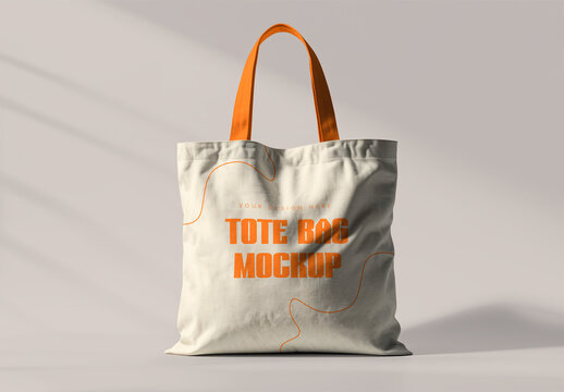 Premium Fabric Tote Bag Mockup
