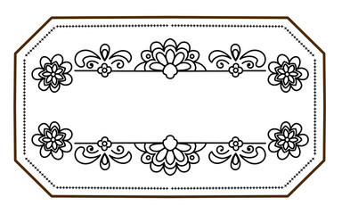 Vintage Frame Designs with Decorative Borders