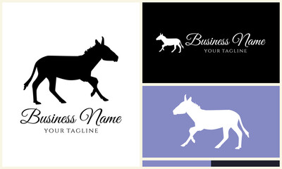 Obraz premium Donkey Logo Designs.