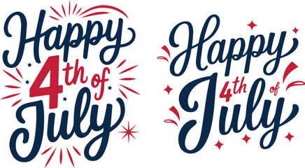 Happy American 4th of July Independence Day Typography t shirt design, United States July holiday celebration. Vector illustration.