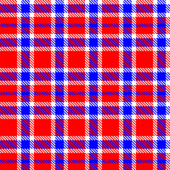 Gingham pattern background. Retro tablecloth texture. Abstract color full of Scott pattern. Pastel gingham seamless background for print on fabric. Vector art