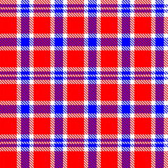 Gingham pattern background. Retro tablecloth texture. Abstract color full of Scott pattern. Pastel gingham seamless background for print on fabric. Vector art