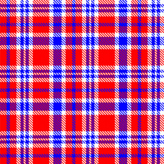 Gingham pattern background. Retro tablecloth texture. Abstract color full of Scott pattern. Pastel gingham seamless background for print on fabric. Vector art