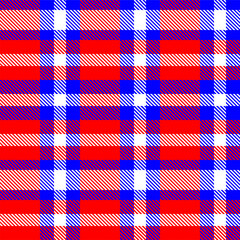 Gingham pattern background. Retro tablecloth texture. Abstract color full of Scott pattern. Pastel gingham seamless background for print on fabric. Vector art