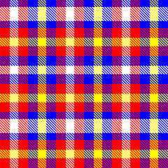 Gingham pattern background. Retro tablecloth texture. Abstract color full of Scott pattern. Pastel gingham seamless background for print on fabric. Vector art