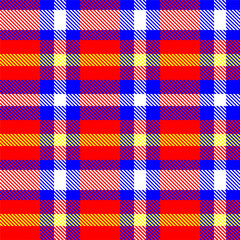 Gingham pattern background. Retro tablecloth texture. Abstract color full of Scott pattern. Pastel gingham seamless background for print on fabric. Vector art