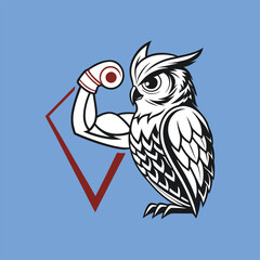 Muscle Owl Logo