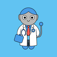 Fototapeta premium People & Professions Vector Set – Teacher, Chef, Delivery, Doctor, and Freelancer Illustrations