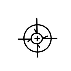 Obraz premium weapon aiming target