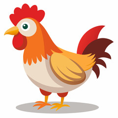 hen and rooster