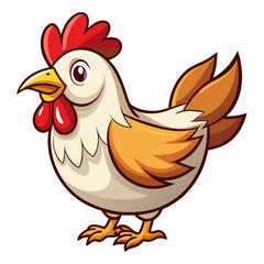 hen and rooster