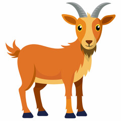 vector illustration of a goat