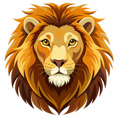 lion head vector