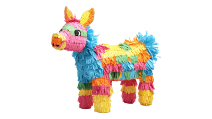 Vibrant Piñata Donkey Decoration
