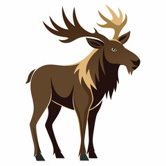 deer silhouette vector