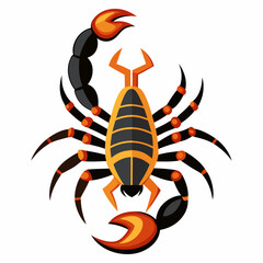 scorpion tattoo vector