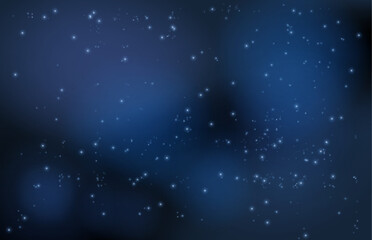 Obraz premium A night sky with stars background illustration design