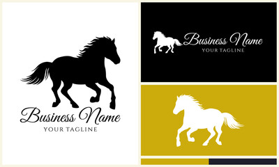 Horse Logo Design Templates. (19)